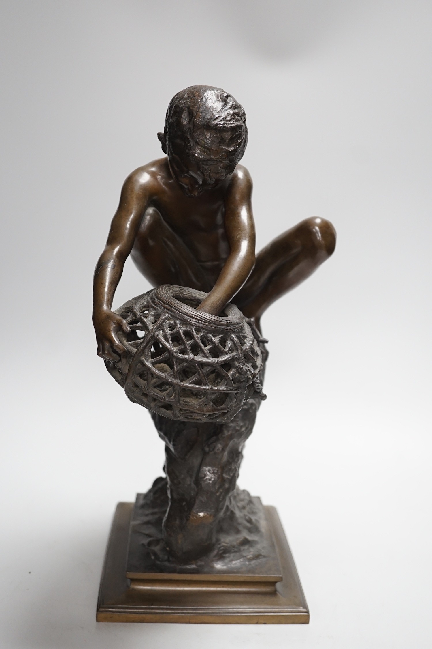 Achille D’Orsi (1845-1922) - bronze figure, 